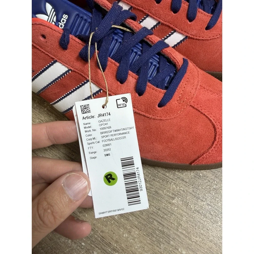 Adidas Gazelle MLS NE Revolution SAMPLE Sneakers Men's Sz 11 JR4174 FIFA Soccer‎